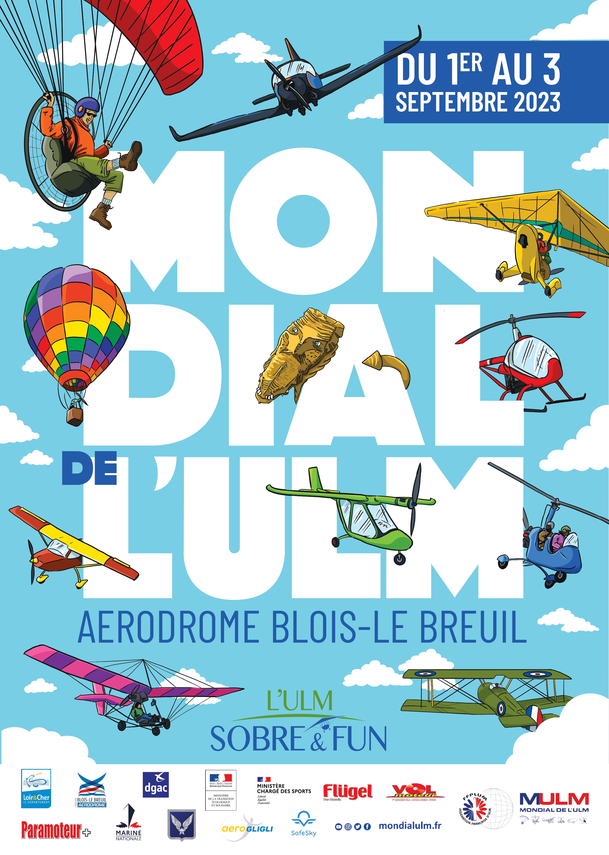 Mondial d'ULM on 1st, 2 and 3 September