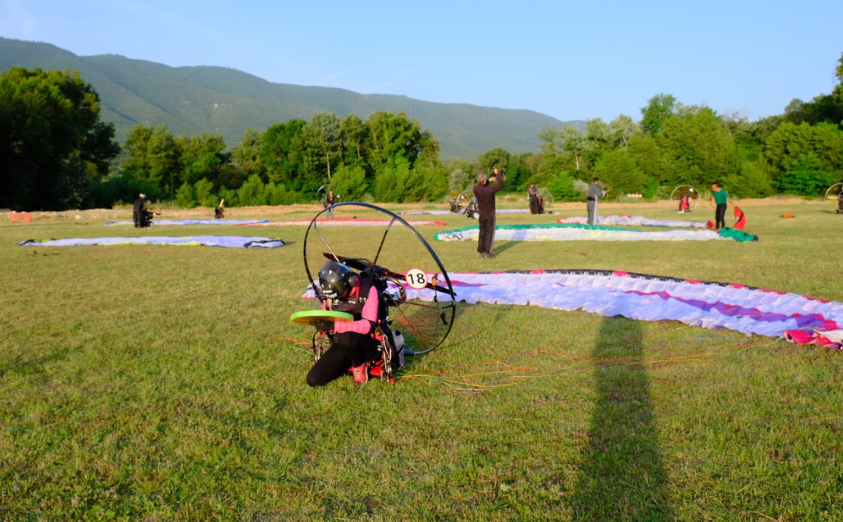 Final preparations before take-off